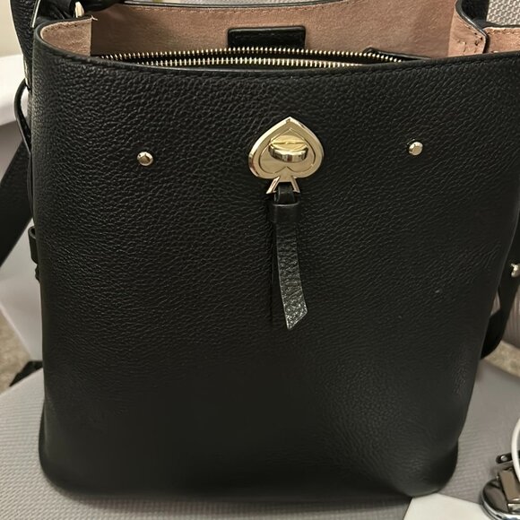 Katespade hand bag (black leather) - Picture 1 of 5